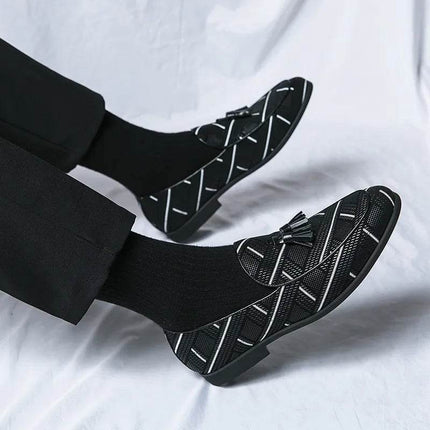 Men Tassel Flat Business Casual Loafers - Loafers - BC - Mad Fly Essentials