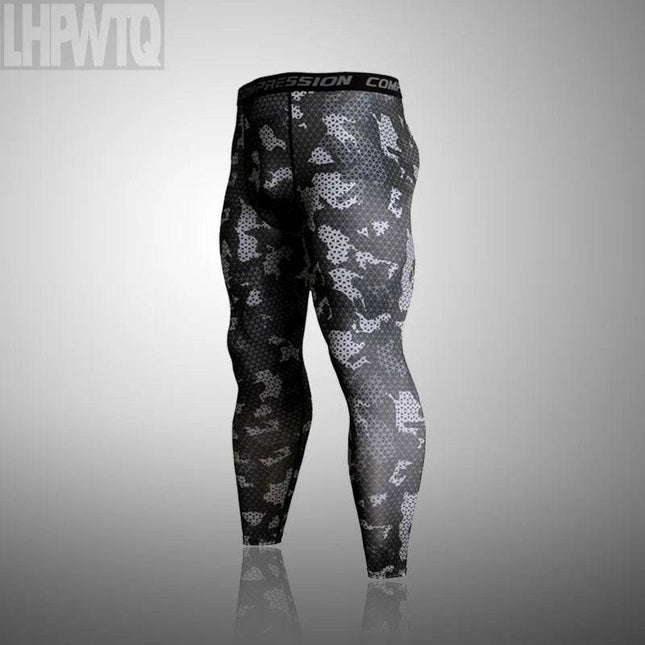 Men Thermal Camouflage Compression Leggings - Leggings - CAILAOBAN - Mad Fly Essentials