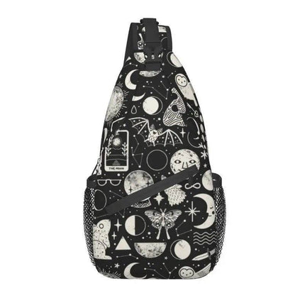 Men Triple Goddess Goth Crossbody Bag - Mad Fly Essentials