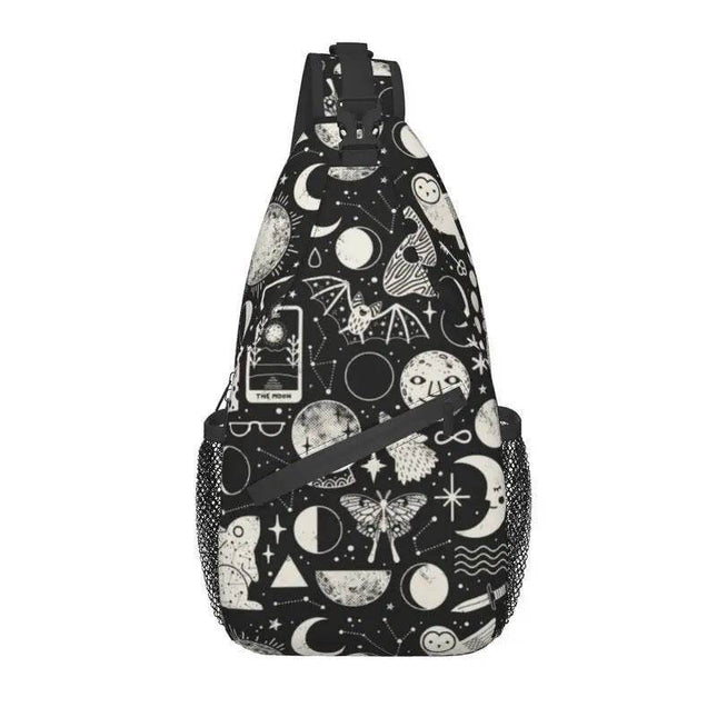 Men Triple Goddess Goth Crossbody Bag - Mad Fly Essentials