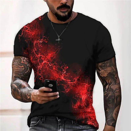 Men Vapor Trail Gradient 3D Graphic Shirt - Shirt - oufisun - Mad Fly Essentials