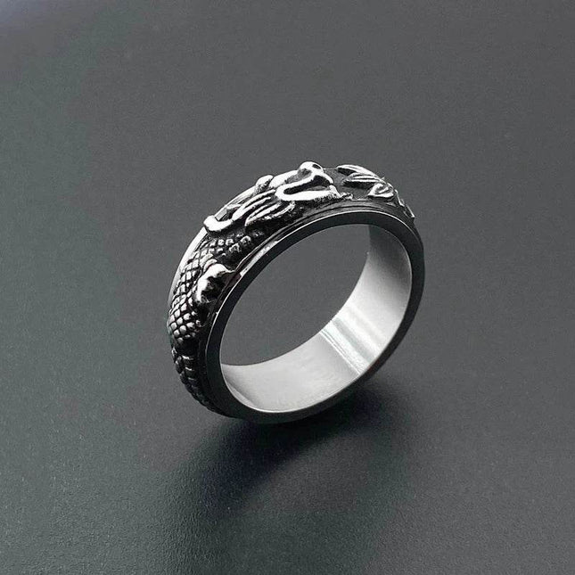 Men Viking Nordic Mythology Dragon Stainless Ring - Ring - CIBO - Mad Fly Essentials