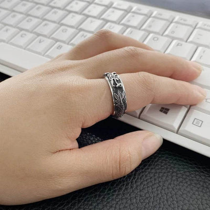 Men Viking Nordic Mythology Dragon Stainless Ring - Ring - CIBO - Mad Fly Essentials