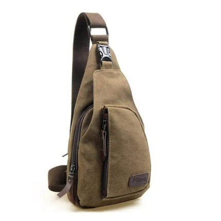 Men Vintage Canvas Satchel Crossbody Bag - Crossbody Bag - heatboywade - Mad Fly Essentials