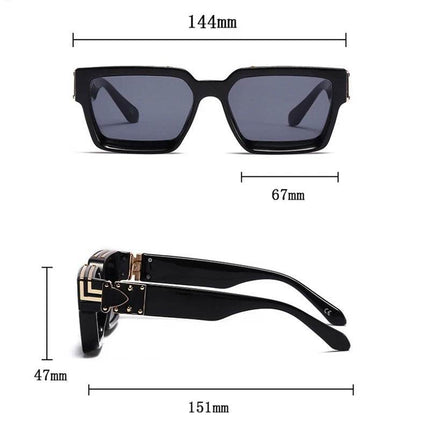 Men Vintage Cat Eye Square Sunglasses - Men Sunglasses - D&TCOOLFLY - Mad Fly Essentials