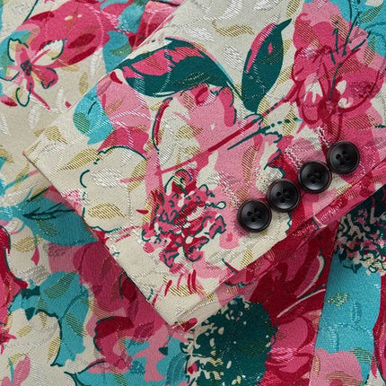 Men Fashion Vintage One Button Party Blazer - Blazer - Maple King - Mad Fly Essentials