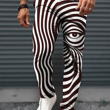 Men Whirling Eye Casual Vacation Wear Pants - Pants - Metaphor - Mad Fly Essentials