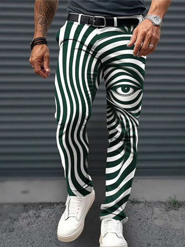 Men Whirling Eye Casual Vacation Wear Pants - Pants - Metaphor - Mad Fly Essentials