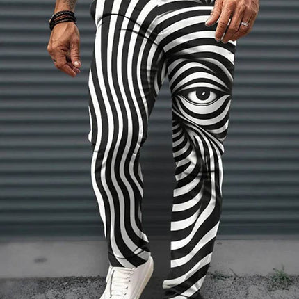 Men Whirling Eye Casual Vacation Wear Pants - Pants - Metaphor - Mad Fly Essentials