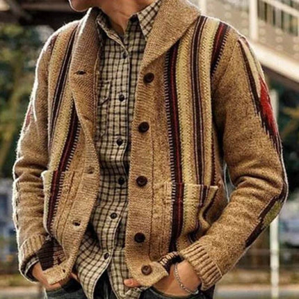 Men Winter Casual Cardigan Knit Sweater - Sweater - Idealism - Mad Fly Essentials