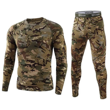 Men Winter Thermal Camo Compression Set Tracksuit - Tracksuit - Fitness Essentials - Mad Fly Essentials