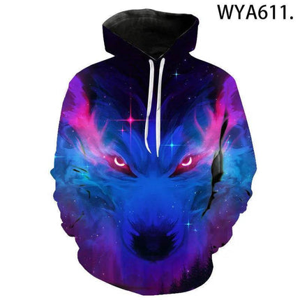 Men Wolf Animal Series 3D Streetwear Hoodies - Hoodies - TrendSetter - Mad Fly Essentials