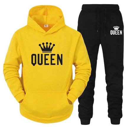 Men Women White Black King Queen Tracksuit - Tracksuit - VIPOL - Mad Fly Essentials