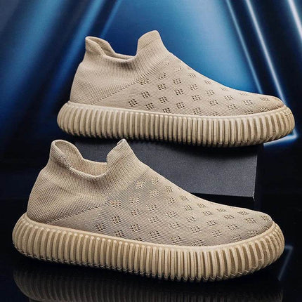 Mens Business Casual Khaki Sneakers Men Footwear - Men Footwear - BC - Mad Fly Essentials