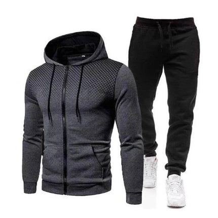Men's Casual Gradient Long 2pc Tracksuits - Mad Fly Essentials