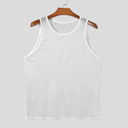 Mens Clubwear Knitted Fashion Tank Tops - Mens Clubwear - Cailaoban - Mad Fly Essentials