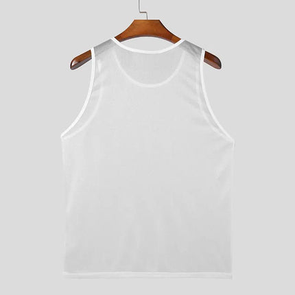 Mens Clubwear Knitted Fashion Tank Tops - Mens Clubwear - Cailaoban - Mad Fly Essentials