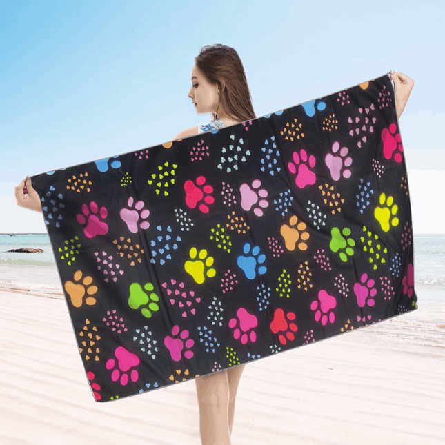 Microfiber Beach Towels Quick Drying Beach Yoga Mat - Yoga Mat - McCarter - Mad Fly Essentials