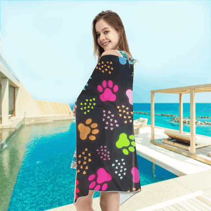 Microfiber Beach Towels Quick Drying Beach Yoga Mat - Yoga Mat - McCarter - Mad Fly Essentials