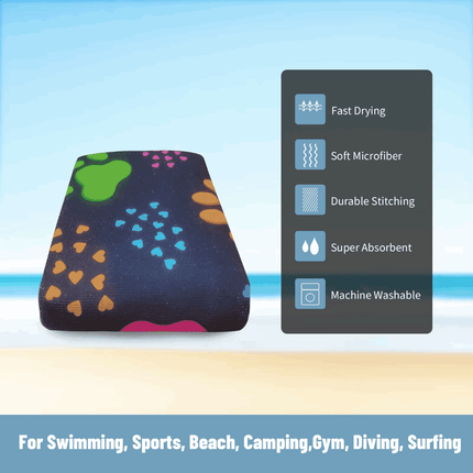 Microfiber Beach Towels Quick Drying Beach Yoga Mat - Yoga Mat - McCarter - Mad Fly Essentials