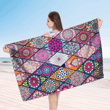 Microfiber Beach Towels Quick Drying Beach Yoga Mat - Yoga Mat - McCarter - Mad Fly Essentials