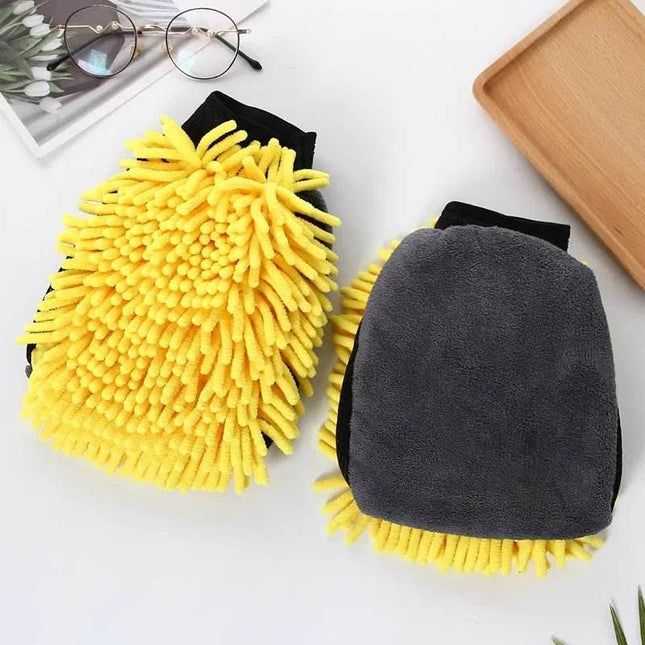 Microfiber Chenille Car Wash Gloves - Mad Fly Essentials