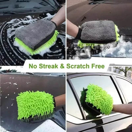 Microfiber Chenille Car Wash Gloves - Mad Fly Essentials