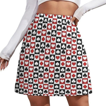 Mini Dress Women 3D Fashion Poker Card Skater Dress - Mini Dress - syntecso - Mad Fly Essentials