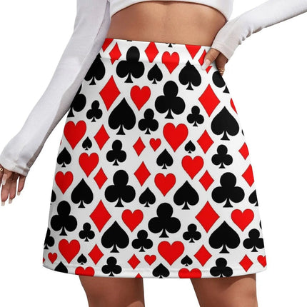 Mini Dress Women 3D Fashion Poker Card Skater Dress - Mini Dress - syntecso - Mad Fly Essentials