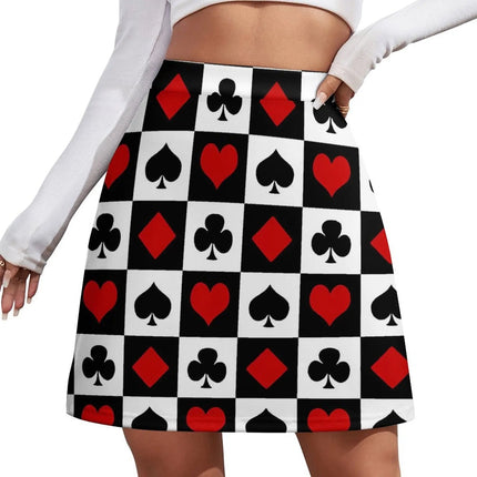 Mini Dress Women 3D Fashion Poker Card Skater Dress - Mini Dress - syntecso - Mad Fly Essentials