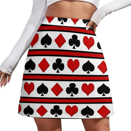 Mini Dress Women 3D Fashion Poker Card Skater Dress - Mini Dress - syntecso - Mad Fly Essentials