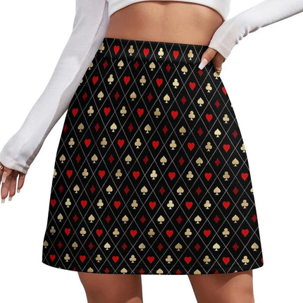 Mini Dress Women 3D Fashion Poker Card Skater Dress - Mini Dress - syntecso - Mad Fly Essentials