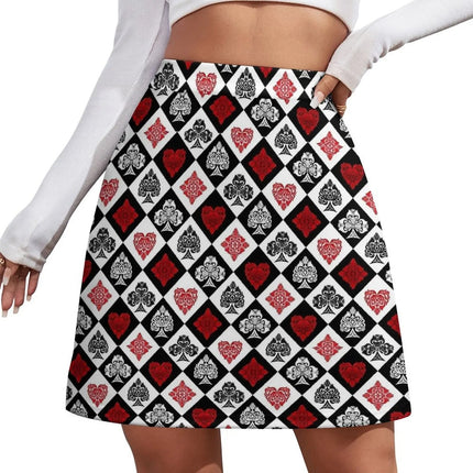 Mini Dress Women 3D Fashion Poker Card Skater Dress - Mini Dress - syntecso - Mad Fly Essentials