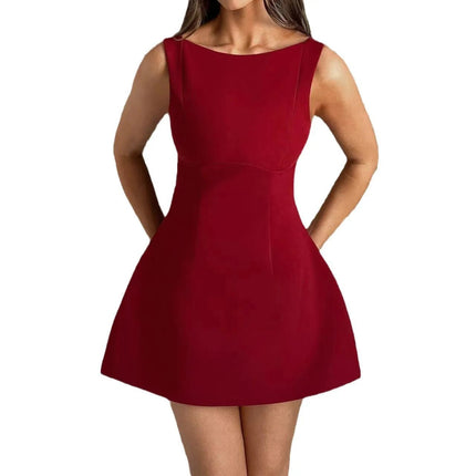 Mini Dress Women Backless Slim Summer Dress - Mini Dress - Miss Ord - Mad Fly Essentials