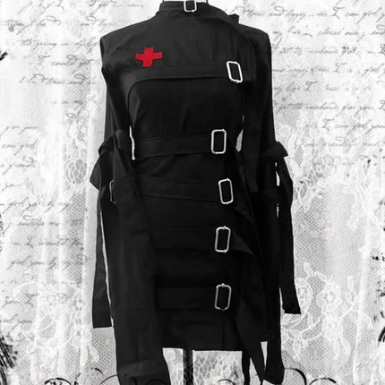 Mini Dress Women Black Off-Shoulder Gothic Dress - Mini Dress - Eillysevens - Mad Fly Essentials