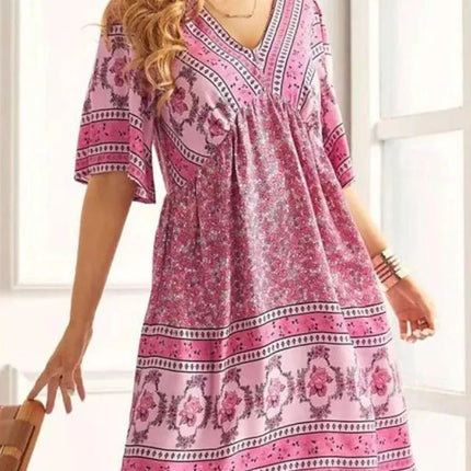 Mini Dress Women Short Floral Beach Dress - Mini Dress - Veryou - Mad Fly Essentials