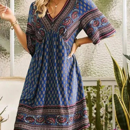 Mini Dress Women Short Floral Beach Dress - Mini Dress - Veryou - Mad Fly Essentials