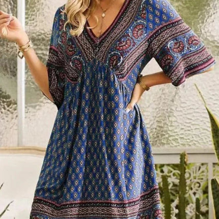 Mini Dress Women Short Floral Beach Dress - Mini Dress - Veryou - Mad Fly Essentials