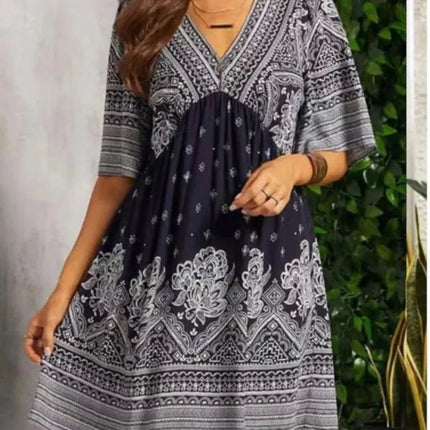 Mini Dress Women Short Floral Beach Dress - Mini Dress - Veryou - Mad Fly Essentials