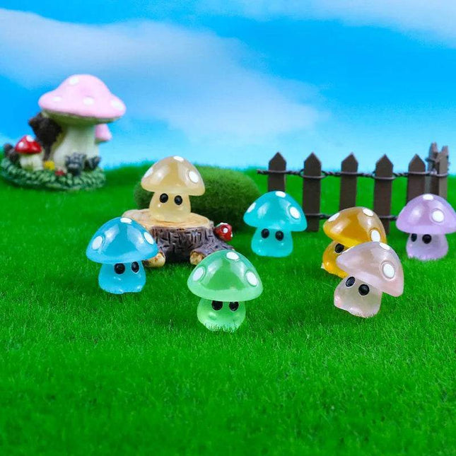Mini Mushroom Luminous Light Garden Decor - Garden Decor - KINGONEDOM - Mad Fly Essentials