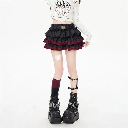 Mini Skirt Women Black Gothic 90s Summer Emo Skirt - Mini Skirt - DICLOUD - Mad Fly Essentials