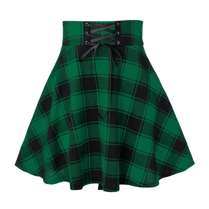 Mini Skirt Women Gothic Patchwork Skirt - Mini Skirt - InsDoit - Mad Fly Essentials