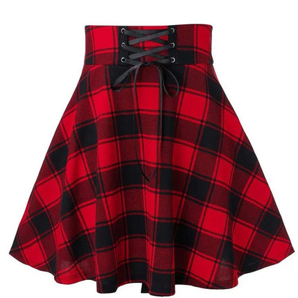 Mini Skirt Women Gothic Patchwork Skirt - Mini Skirt - InsDoit - Mad Fly Essentials