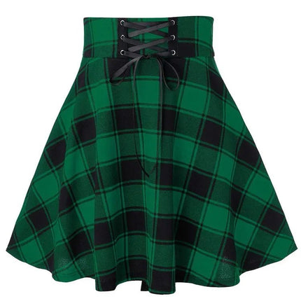 Mini Skirt Women Gothic Patchwork Skirt - Mini Skirt - InsDoit - Mad Fly Essentials
