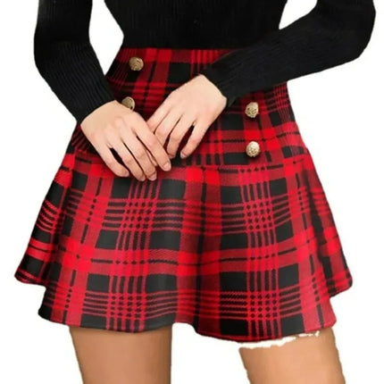 Mini Skirt Women Plaid Fashion Skirt - Mini Skirt - MACVARIL - Mad Fly Essentials