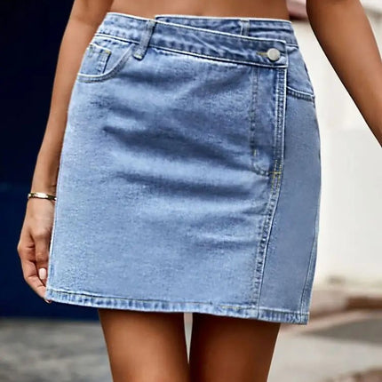 Mini Skirt Women Summer Denim Fashion S-2XL Skirt - Mini Skirt - ANPOETCHY - Mad Fly Essentials