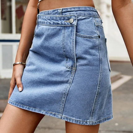 Mini Skirt Women Summer Denim Fashion S-2XL Skirt - Mini Skirt - ANPOETCHY - Mad Fly Essentials