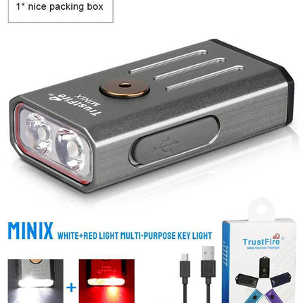 MiniX USB Rechargeable LED Flashlight - LED Flashlight - TrustFire - Mad Fly Essentials