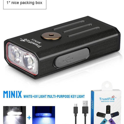 MiniX USB Rechargeable LED Flashlight - LED Flashlight - TrustFire - Mad Fly Essentials