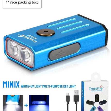 MiniX USB Rechargeable LED Flashlight - LED Flashlight - TrustFire - Mad Fly Essentials